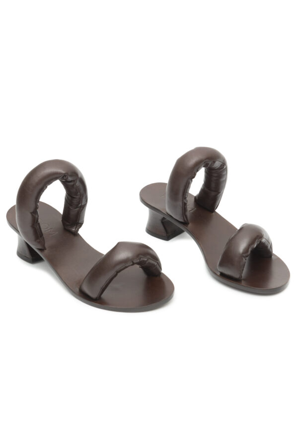 Sandal Pillow Porter Midi Café - Imagem 3