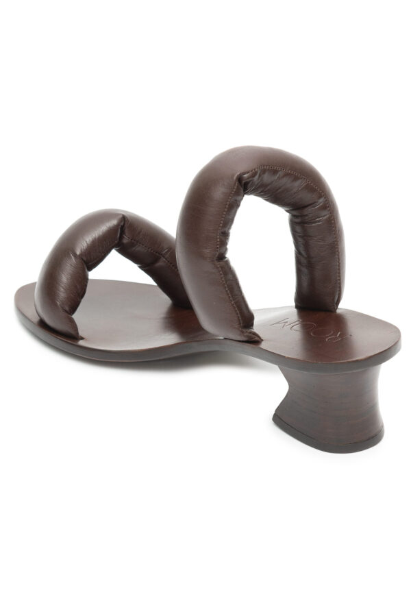 Sandal Pillow Porter Midi Café - Imagem 4