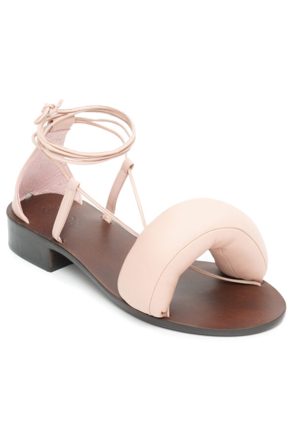 Sandal Pillow Straps Nude Rose