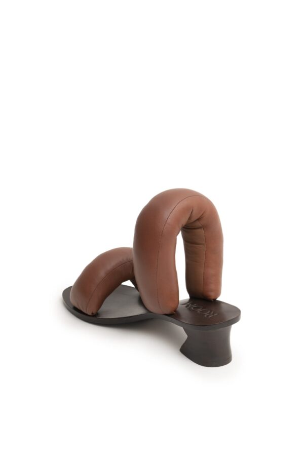 Sandal Pillow Midi Conhaque - Imagem 3