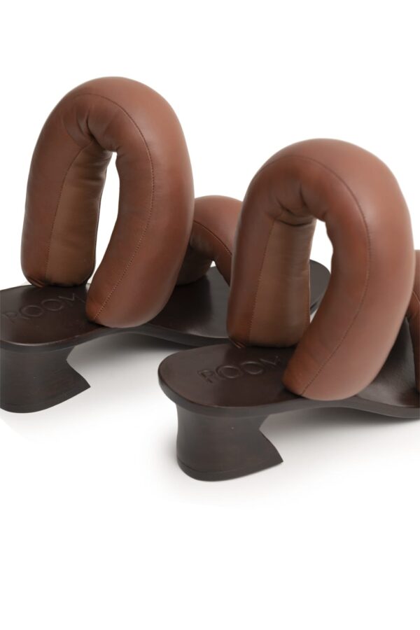 Sandal Pillow Midi Conhaque - Imagem 4