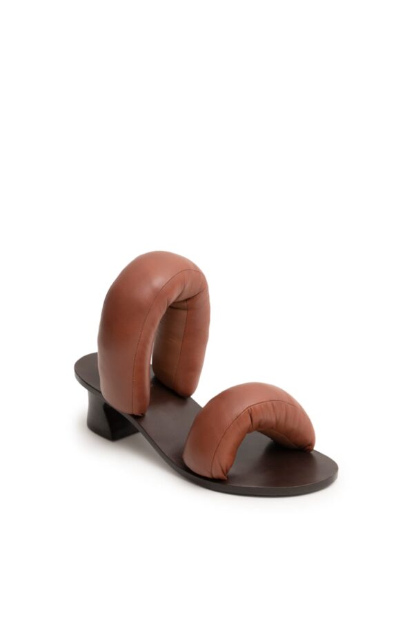 Sandal Pillow Midi Conhaque - Imagem 2