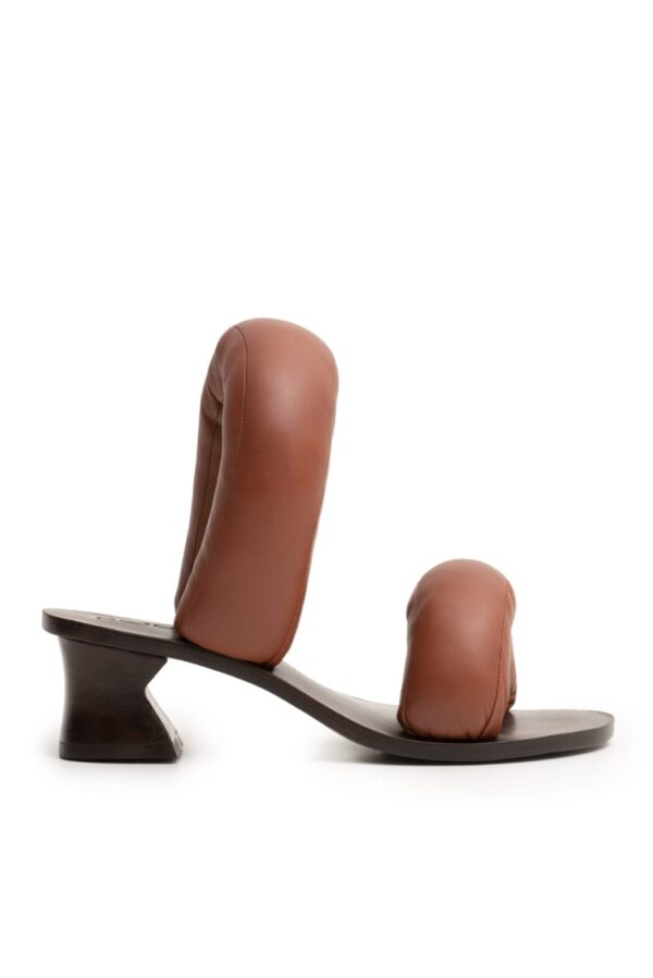 Sandal Pillow Midi Conhaque