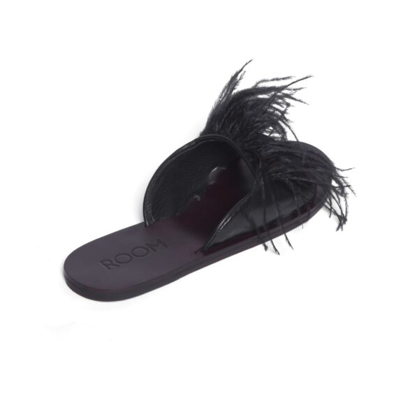 Flat Geometric Plume Preto - Imagem 2