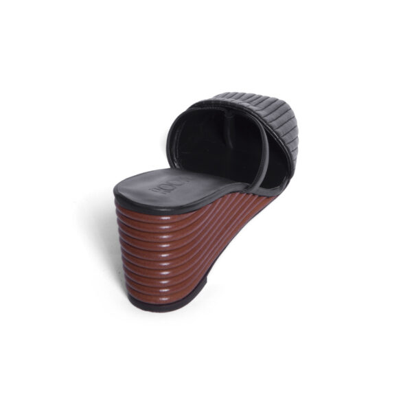 Sandal Settee Wedge Preto - Imagem 3