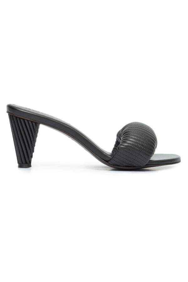 Sandal Settee Cushion Heels Preto