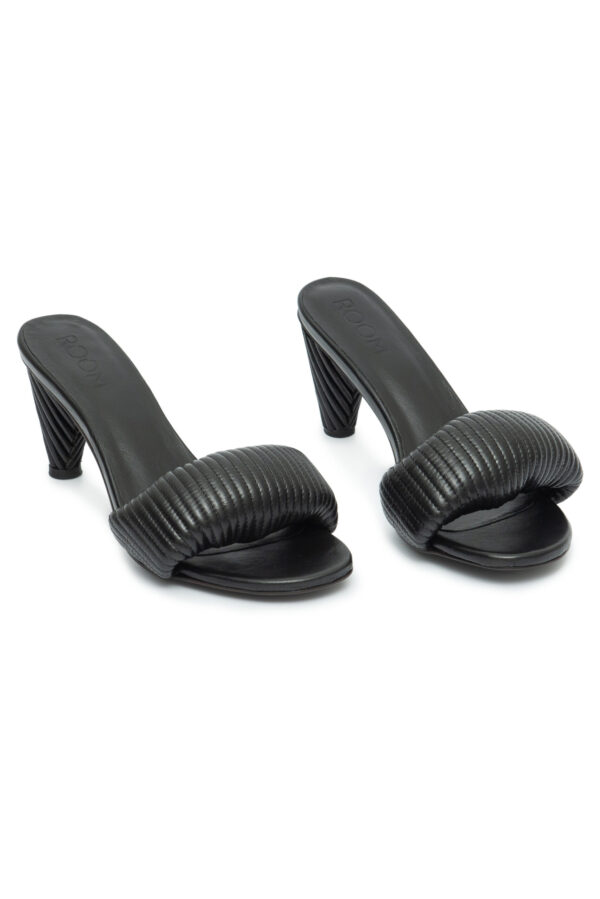 Sandal Settee Cushion Heels Preto - Imagem 4