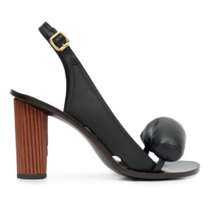 Sandal Recliner Heels Preto