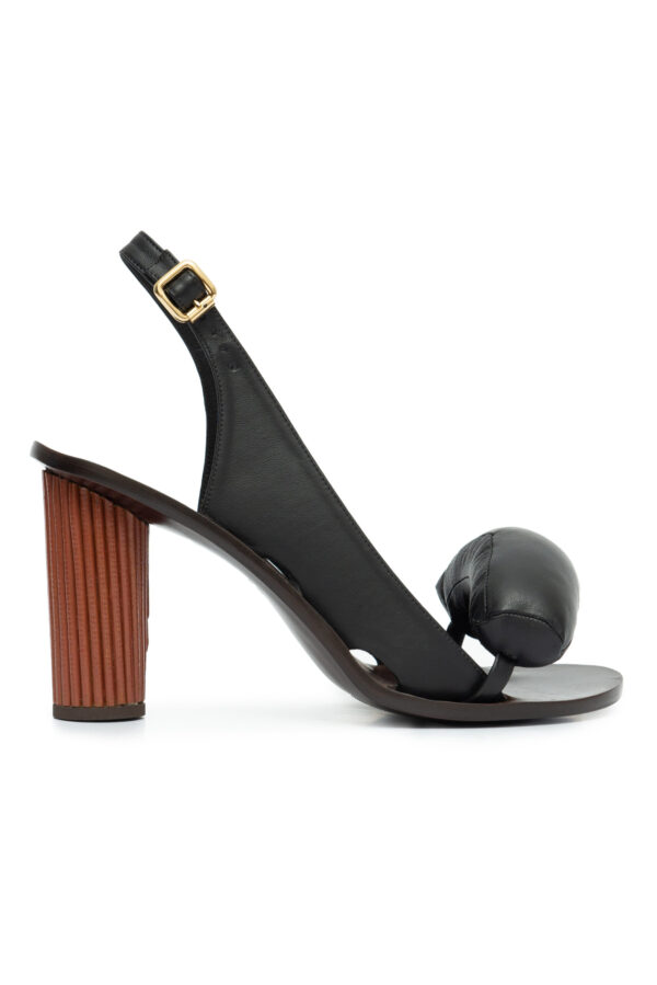 Sandal Recliner Heels Preto