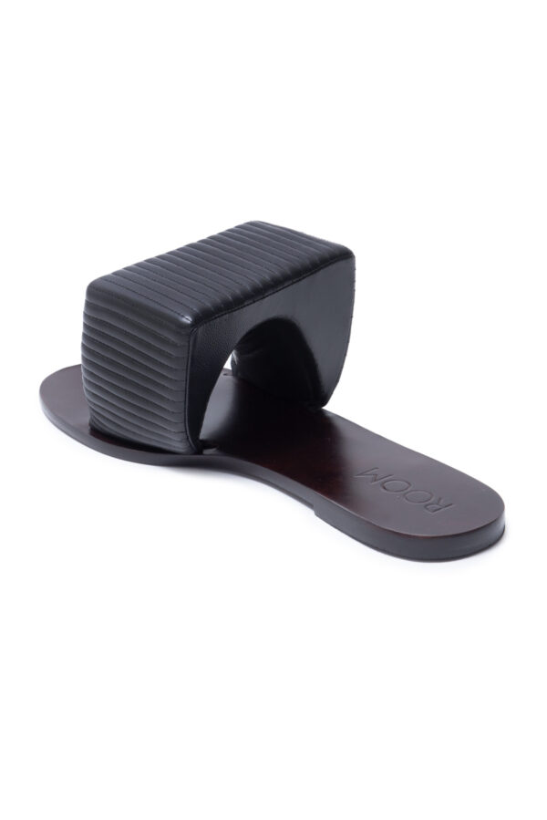 Flat Settee Squared Thick Preto - Imagem 3