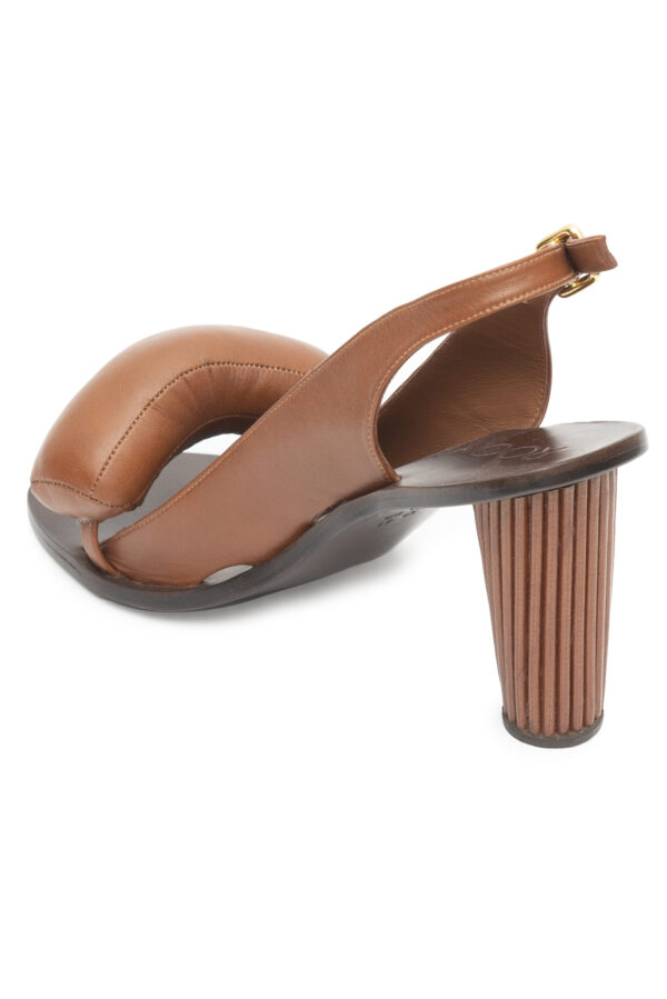 Sandal Recliner Heels Conhaque - Imagem 3