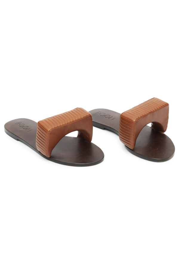 Flat Settee Squared Thin Conhaque - Imagem 4