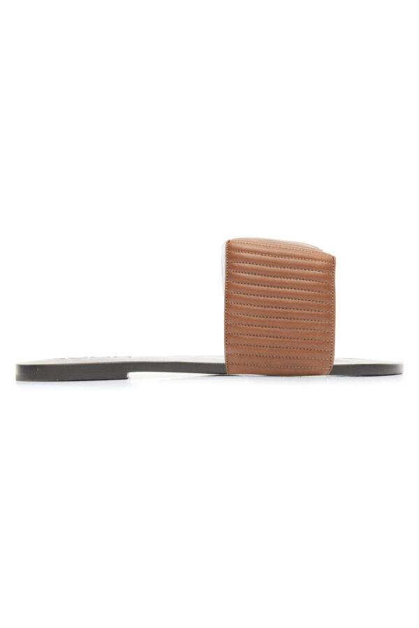 Flat Settee Squared Thick Conhaque - Imagem 2