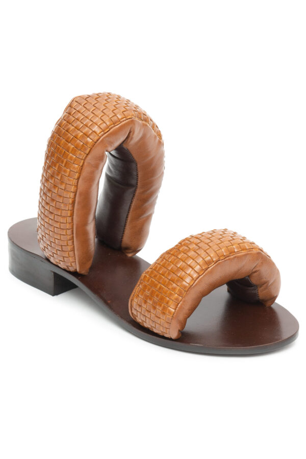 Sandal Pillow Tressê Conhaque