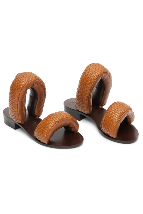 Sandal Pillow Tressê Conhaque - Imagem 5