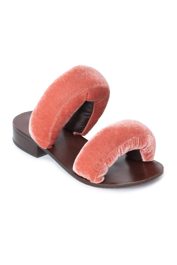 Sandal Pillow Veludo Rosê - Imagem 2