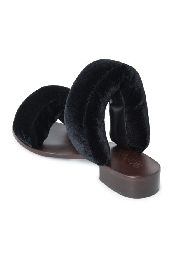 Sandal Pillow Veludo Preto - Imagem 3