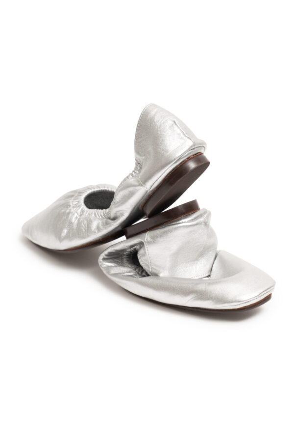 Flat Ballerina Silver - Imagem 4